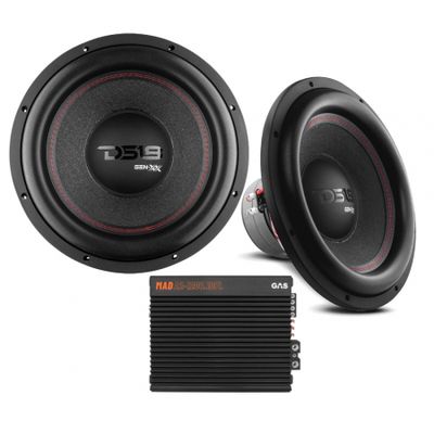 2-pak DS18 GEN-XX15.4DHE i GAS MAD A2-1200.1DFL, zestaw basowy