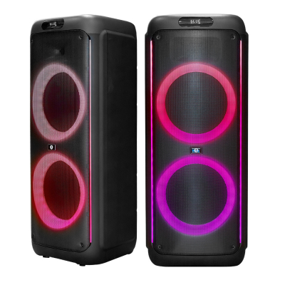 2-pak Arcsound HAZE XXL, ciężki głośnik imprezowy z bezprzewodowym mikrofonem i Bluetooth