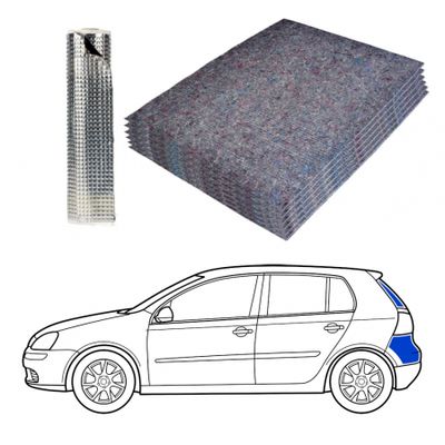 Wygłuszenie do hatchbacka, bagażnik wraz z klapą