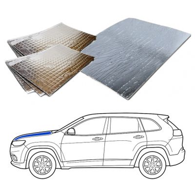 Wyciszenie do SUV, maska silnika