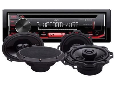 JVC KD-R794BT i głośniki Rockford Fosgate PUNCH