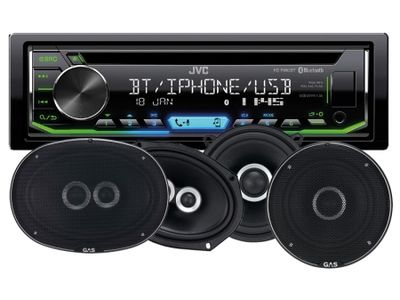 JVC KD-R992BT & głośniki GAS SILVER
