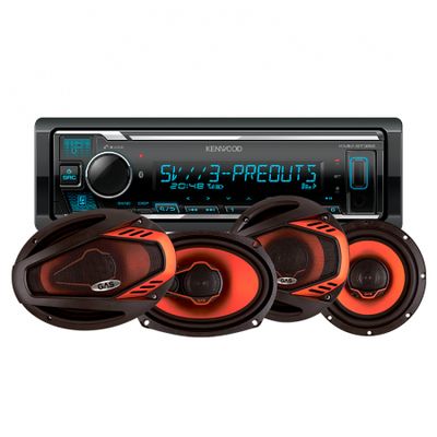 Kenwood KMM-BT358 i głośniki GAS BEAT, zestaw car audio