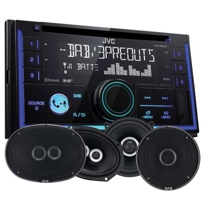 JVC KW-DB93BT & głośniki GAS SILVER