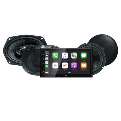 JVC KW-M560BT & głośniki DLS Performance M2, pakiet car audio