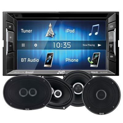 JVC KW-V240BTE & głośniki GAS Silver