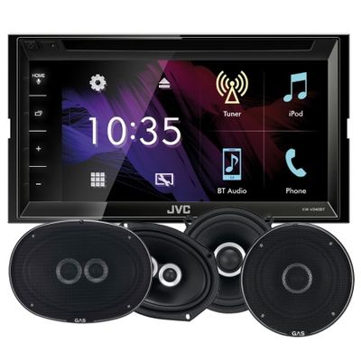 JVC KW-V340BT & głośniki GAS SILVER