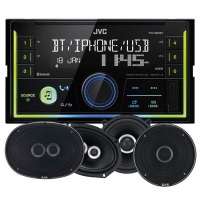 JVC KW-X830BT & głośniki GAS SILVER