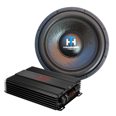 Hammer Tech LCW12V2D4 z Bass Habit RA2000W, pakiet basowy 1x12