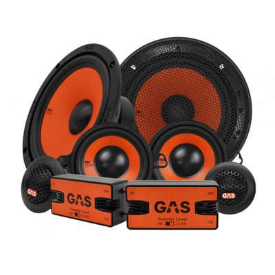 GAS MAD K2-64 i MAD M2-34, 3-drożny zestaw 6.5 cala