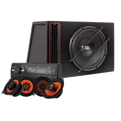 Bass Habit PL112A kompletny pakiet z głośnikami MAD X1 i M100-BT