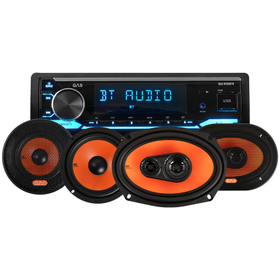 GAS MAD M130-BTN z głośnikami MAD K2/X2, pakiet car audio