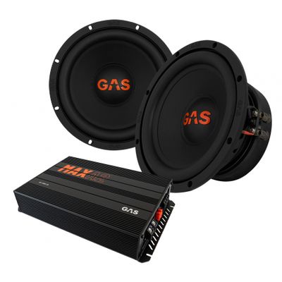 Zestaw 2 szt. GAS MAD S2-8D2 & MAX A2-800.1D, pakiet basowy
