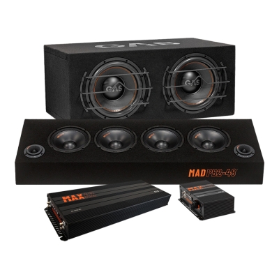 GAS MAX B1-212 raggarpaket z MAD PB2-48 i wzmacniaczem