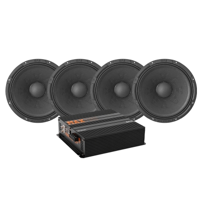 4-pak GAS MAX PM2-84 z MAX PA1-1500.2DZ1, pakiet SPL
