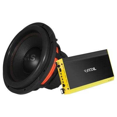 GAS MAX S1-12D2 z Recoil RL1600.1, zestaw basowy 1x12