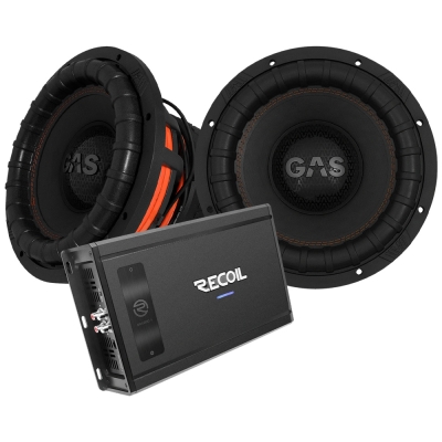 2-pack GAS MAX S2-12D1 z Recoil DII 5000.1, zestaw basowy 2x12