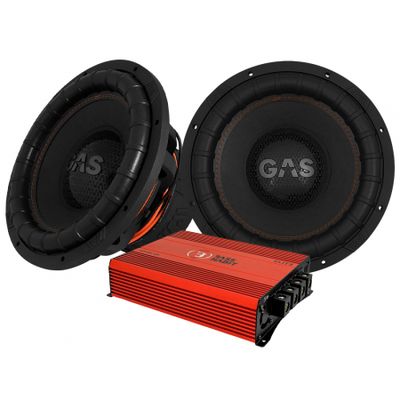 2-pak GAS MAX S2-15D1 & SPL ELITE 5100.1DF, pakiet basowy