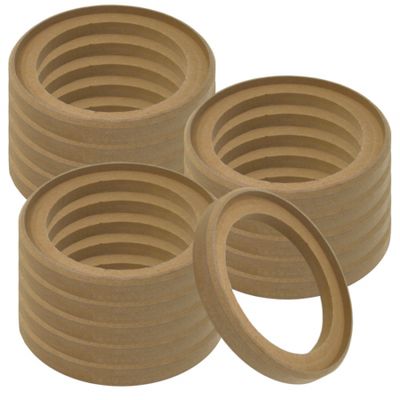 16-pak wpuszczanych pierścieni MDF, 10 cali