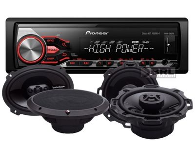 Pioneer MVH-280FD i głośniki Rockford Fosgate Punch