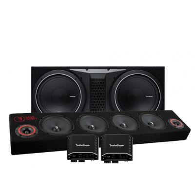 Rockford Fosgate P1-2x12 pakiet raggar z Play SPL64