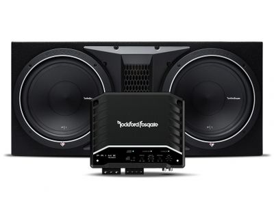 Rockford Fosgate P1-2x12 i Rockford Fosgate R2-500X1