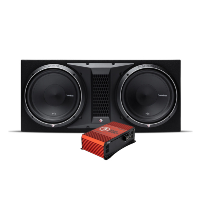 Rockford Fosgate P2-2X12 i Bass Habit SPL ELITE 1200.1DF, pakiet basowy