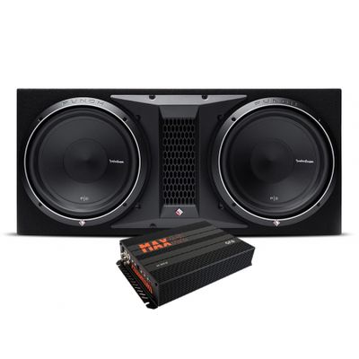 Rockford Fosgate P2-2X12 z MAX A2-800.1D