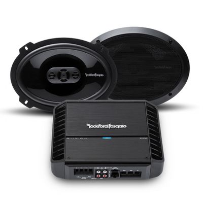 Rockford Fosgate P300X2 z pakietem głośników P1694