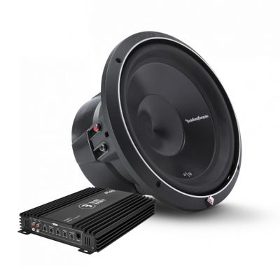 Rockford Fosgate Punch P3D2-12 i Bass Habit Play Power 600.1, pakiet basowy