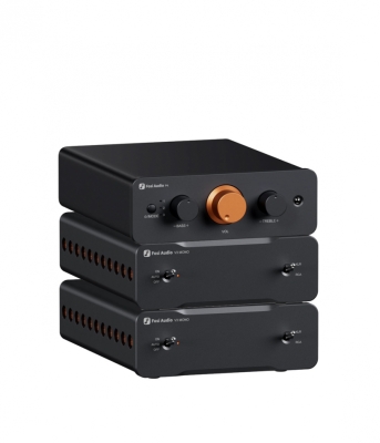 Fosi Audio P4 z podwójnym V3 Mono, kompaktowy zestaw stereo