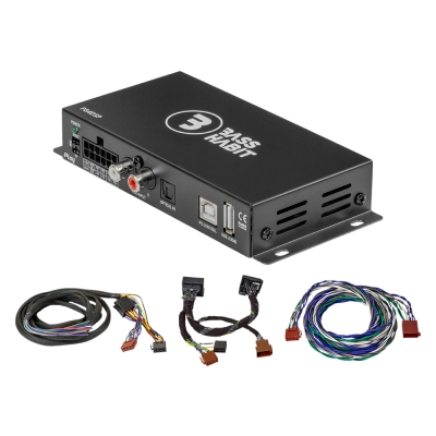 Bass Habit P84DSP, 8-kanałowy procesor dźwięku/DSP do VW/BMW i innych (Quadlock)
