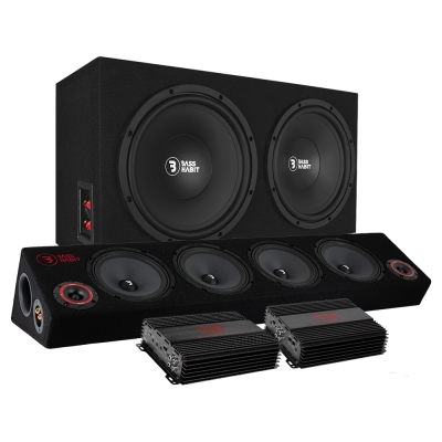Bass Habit PL212 pakiet raggar z SPL84 i wzmacniaczem