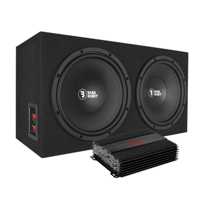 Bass Habit Play PL212 i Rebel RA2000W, pakiet basowy