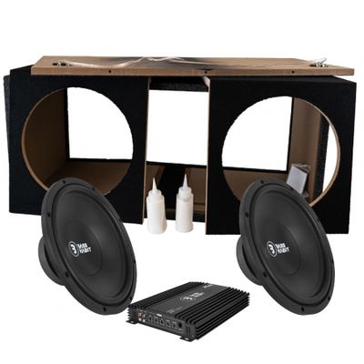 2-pack Bass Habit PL300 w obudowie z PP 600.1 (gen. 2), pakiet basowy w zestawie do samodzielnego montażu