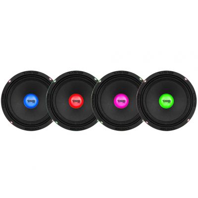 Zestaw 4 szt. DS18 PRO-X8.4RGBCAP, midbas 8 cali z oświetleniem RGB LED