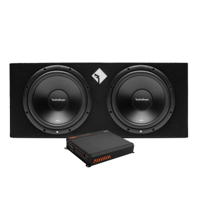 Rockford Fosgate R2-2X12 i MAD A2-1200.1DFL, pakiet basowy