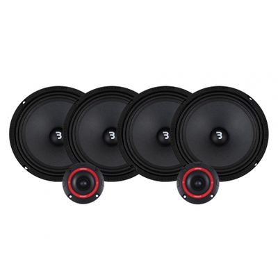 4-pak Bass Habit Play SP200M z SP25A pakiet SPL, średni