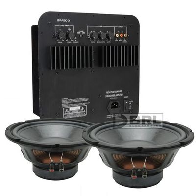 2 szt. Dayton Audio DCS305-4 & Dayton Audio SPA500