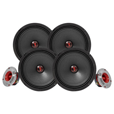 Bass Habit Rebel SR165M z SR25T, pakiet SPL średni