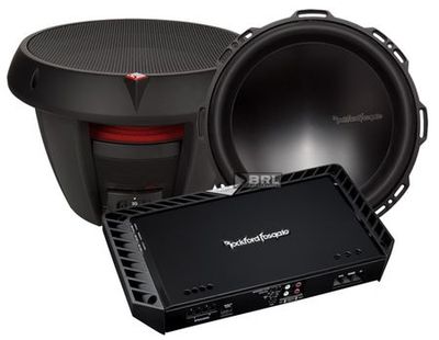 2 szt. Rockford Fosgate Power T0D412 + Rockford Fosgate T15001bdCP