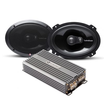 Rockford Fosgate Power 6x9 cali i DLS Reference CCi-2, zestaw głośników