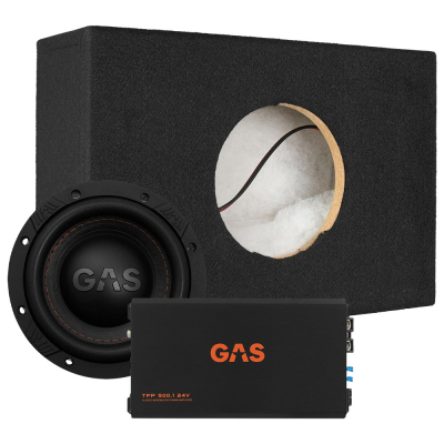 GAS MAX S1-6D1 w pustej obudowie basowej i TFP 500.1 24V, pakiet do ciężarówki