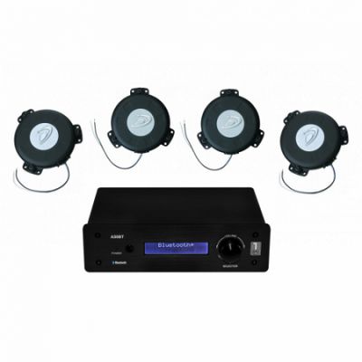 System One A50BT i 4 szt. Dayton Audio TT25-8, pakiet bass shaker