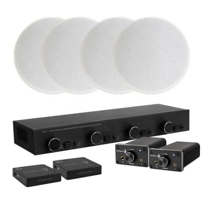 Dayton Audio DTA-120BT z 4x IC680, przełącznikiem głośników i adapterem WiFi