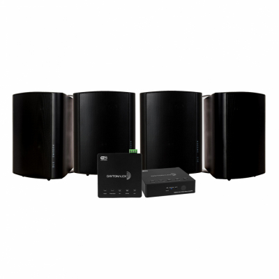 Dayton Audio WB40A i 2 par DLS MB5i, czarny