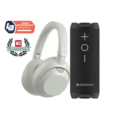 Sony ULT Wear WH-ULT900N w białym kolorze z Arcsound EDGE