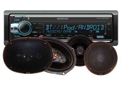 KENWOOD KDC-X5100BT i GAS ALPHA-głośniki