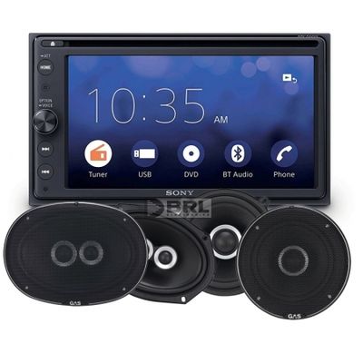 Sony XAV-AX200 i GAS SILVER-głośniki