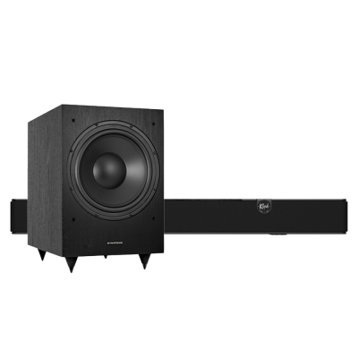 Klipsch Flexus Core 100 i Dynavoice MW10, zestaw soundbar 2.1 z subwooferem